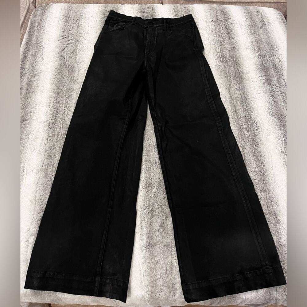 Joes Jeans The Mia Coated High Rise Wide Leg 32 - Picture 4 of 11